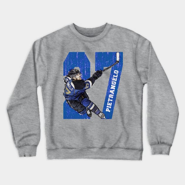 Alex Pietrangelo St. Louis Sketch Crewneck Sweatshirt by Erianna Bee